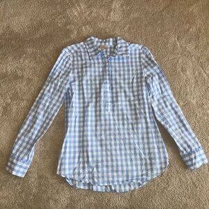 Daniel Cremieux Blue and White Gingham Shirt